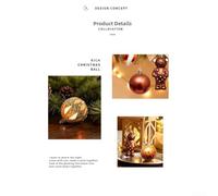 24 Piece Plastic Christmas Tree Balls with Storage Case, Electroplated Finish for Lasting Shine and Safe Hanging on Trees or Wreaths (Red and Green)