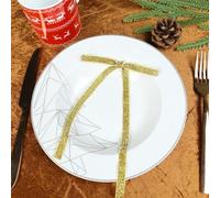 24-Piece Velvet Christmas Tree Bows Set, 11 x 18 cm Burgundy Red Decorative Bow Loops for Holiday Trees, Garlands, Mantels & Packaging - FES(Silver)