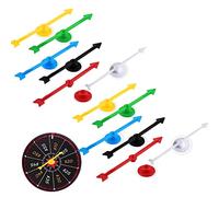 24 Pieces Arrow Spinners Games, Suction Cup Type Board Spinner,Spinners Dry Erase Math Spinner with Rotating Arrow for Party School Season and New Year Entertainment