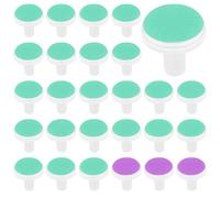 24 Pieces Baby Nail Trimmer Replacement Pads for Babies 12 Months and Up+3PCS Electric Baby Nail Grinding Heads for Babies 6-12 Months- Ideal for Standard Nail Care