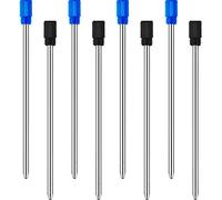 24 Pieces Ballpoint Pen Refills for Diamond Crystal Stylus Pens, 2.75 Inches (Black and Blue Ink)