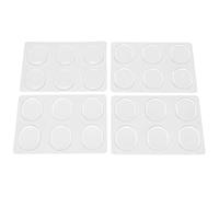 24 Pieces Drum Dampeners, Drum Damper Pads Drum Silencers Silicone Drum Mute For Drums Tone Control (Clear)