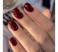 24 Pieces Elegant Press On Nails Set Glossy False Full Covers Artificial Manicure For Fashion Enthusiasts Office Wear Nail