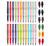 24 Pieces Inkless Pencils,Minging Forever Pencil with Eraser Inkless Crayons with 12 Pcs Replacement Nibs Eternal Pencil Infinite Pencil Portable Endless Pencil Eternal Pencils