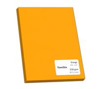 24 Pieces - Orange Cardstock 230gsm, 8.5" x 11"