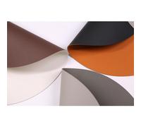 24 Pieces Placemat Ø38Cm Round Artificial Leather PVC Table Mat Decoration