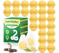 24 Pieces Snake Repellent for Yard, Powerful Snake Repellent, Pet Safe, Natural Snake Repellent for Outdoor, Courtyard, Lawn, Garden, Camping
