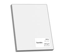 24 Pieces - White Cardstock 230gsm, 8.5" x 11"