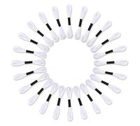 24 Pieces White Embroidery ThreadsEmbroidery Stitching Floss White Cross StitchThreads Cotton Needlework Threads Craft ThreadFriendship Bracelets Threads for Knitting