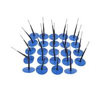 24 Piezas Reparación de Pinchazos de Neumáticos Sin Cámara con Cable Parche de Enchufe de Seta de 4,5 mm Kit de Reparación de Neumáticos Duradero de Goma para Coche Motocicleta