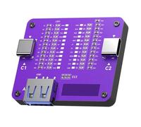 24 Pin Fast Charging Wire Continuity Checker Type C Line Diagnostic Tool for Locating Connection Problems in Handheld Devices Double Port USB C Testing Tool