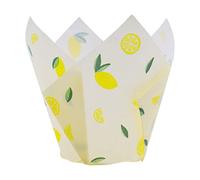 24 PME Tulip-Shaped Muffin Cases, Lemons