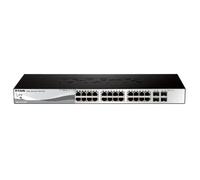 24 Port D-Link DGS-1210-28P PoE Gigabit Layer 2 Switch with 4x1000Base-T / 4 SFP