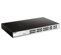 D-Link DGS-1210-28P 28-Port Gigabit PoE Smart Managed Switch including 4 Combo Ports Managed L2 Gigabit Ethernet (10/100/1000) Power over Ethernet (PoE) Rack mounting 1U