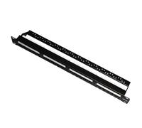 24 Ports UTP Cat 5e Network Patch Panel Rack Mounted RJ 45 Ports Ethernet 19 Inch 1U with Rear Cable Management arm