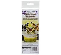 24 pre-cut edible wafer decorations - Mixed animal design edible butterflies - by CDA Products - you receive 2 packs of 12 - 201-233 - these toppers look great on cupcakes, fairycakes and every cake.