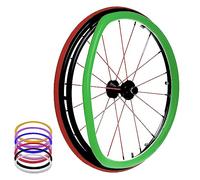 24" Push Wheel Wheel Chair Cover, Rear Wheel Sports Wheel Chair Cover, 4.6MM Thick Wheel Chair Cover, Non-Slip/Wear-Resistant, Improves Grip, Pair Green