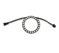 24 RGB LED Ring 24 X WS2812 5050 Full Color with Integrated Drivers 24 Bits for Arduino Raspberry Pi ESP8266 Nodemcu DC5V