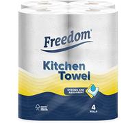 24 Rolls Freedom Super Absorbent Kitchen Roll Towel
