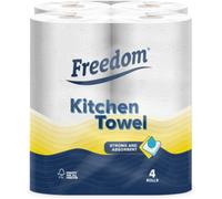 24 Rolls Freedom Super Absorbent Kitchen Roll Towel
