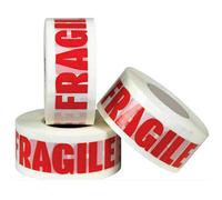 24 Rolls Of Fragile Strong Packing Parcel Tape 48mm X 50M Sellotape Stationary
