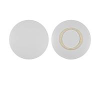 24" Rotating Serving Tray with Silent Bearings - Elegant White Maple Centerpiece for Dining Table, Ideal for Entertaining, Hosting, and Family Gatherings
