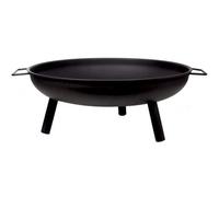 24" Round Fire Pit Folding Patio Garden Bowl Outdoor Camping Heater Log Burner