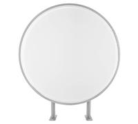 24" Round LED Poster Frame, 60 * 60cm Double Sided Illuminated Advertising Light Box, Outdoor Wall-mounted Storefront Shop Sign for Restaurant, Shop, Business, Café, Salon