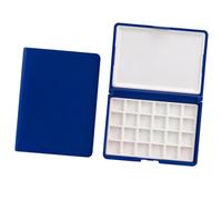 24 Section Paint Storage Box Portable Watercolor Paint Palette for Artists Students Outdoor Sketching and Art Classes Leak Proof Watercolor Container