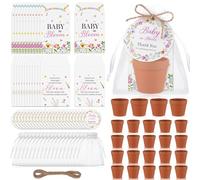 24 Sets Baby In Bloom Baby Shower Favours for Guests Seed Packets Envelope