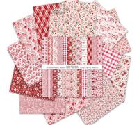 24 Sheet Scrapbook Paper, 12x12 Inch Double Sided Paper, Red Heart | Love Heart Design, 24 Patterns, 160gsm Paper, for Scrapbooking, Junk Journaling, Card Making, Paper Craft Supplies