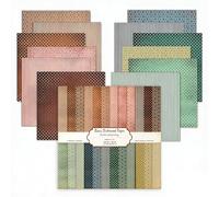 24 Sheets 12"x12" Scrapbook Paper, Double Sided Decorative Paper for Junk Journaling, Greeting Card Making, Photo Album Decorations (B) (01)
