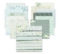 24 Sheets 12"x12" Scrapbook Paper, Double Sided Decorative Paper for Junk Journaling, Photo Album Decoration, Greeting Card Making (B)