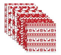 24 Sheets 12x12 Christmas Scrapbook Paper, Red Christmas Theme Pattern Paper for DIY Albums Journals Card Making
