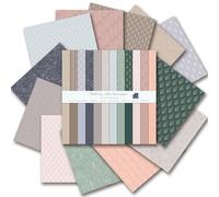 24 Sheets Boho Pattern Paper Set, 12x12 Scrapbook Paper Double-Sided Cardstock Scrapbooking DIY Holiday Photo Album Crafts Origami Art Background Decorative Card Making, 24Designs/160Gsm (D)