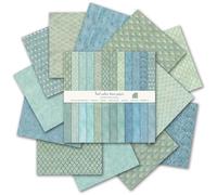 24 Sheets Boho Pattern Paper Set, 12x12 Scrapbook Paper Double-Sided Craft Cardstock Scrapbooking DIY Holiday Photo Album Crafts Origami Art Background Decorative Card Making, 24Designs/160Gsm (B)