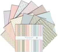 24 Sheets Boho Pattern Scrapbook Paper Set, 30 x 30 Scrapbooking Paper Double-Sided Designer Paper Craft Paper for DIY Photo Album Craft Origami Background Decorative, 24Designs (B, 30 x 30 cm)