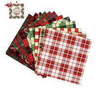 24 Sheets Christmas Scrapbook Paper 12x12 Vintage Plaid Double Sided Scrapbook Paper for DIY Albums Journals Card Making Double Sided