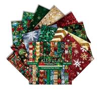 24 Sheets Christmas Scrapbook Paper: 6 x 6 inch, 24 Designs of One Sided Christmas Theme Patterned Holiday Specialty Scrapbooking Paper Packs for Card Making Art Craft Photo Album (Gloria, 6×6)