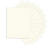 24 Sheets Cream Cardstock 8.5 x 11 Off White Paper, Goefun Ivory Card Stock Printer Paper for Cards Making, Office Printing, Certificate