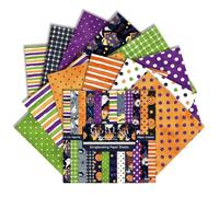 24 Sheets Halloween Scrapbook Paper: 6 x 6 inch, 24 Designs of One Sided Background Pattern Pages for Scrapbooking, Junk Journals, Decoupage, Mix Media, Collages and Other Paper Crafts (A, 6×6)