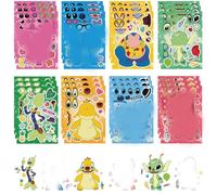 24 Sheets Make a Face Sticker, Stiitch Stickers for Kids Crafts Make Your Own Stickers, Mix and Match with Bluey for Kids Party Favor Supplies Craft