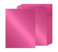 24 Sheets Pink Mirror Cardstock Paper A4, 92lb/250gsm Metallic Card Stock Paper Gold Foil Cardstock Shiny for Crafts Scrapbook Card Making Invitations Party Decoration (Pink)