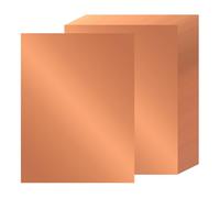 24 Sheets Rose Gold Mirror Cardstock Paper A4, 92lb/250gsm Metallic Card Stock Paper Gold Foil Cardstock Shiny for Crafts Scrapbook Card Making Invitations Party Decoration (Rose Gold)