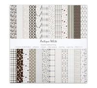 24 Sheets Scrapbook Paper, 12x12 in Double Sided Decorative Craft Papers Kit, Paper Scrapbooking Supplies for Crafters Scrapbookers DIY Enthusiasts Card Makers Artists Journalers