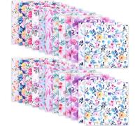 24 Sheets Scrapbook Paper,12x12 Inch Scrapbooking Boho Pattern Paper Set Ideal for DIY Card Making, Photo Frame Decor, Wrapping & Craft Projects(Green and Purple)