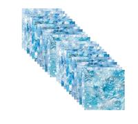 24 Sheets Scrapbook Paper Ice Crystal Paper Journal Supplies Decorative Paper Scrapbooking Patterned Paper