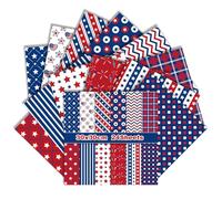 24 Sheets Scrapbook Paper Pack, 12 Designs 11.8x11.8 Inch Vintage Stars & Stripes, Patriotic Patterns, Double-Sided Decoupage Paper for DIY Crafts, Card Making, Art Journaling (A)