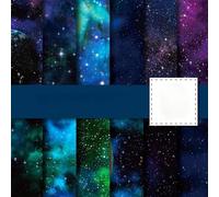 24 Sheets Scrapbook Paper,Starry Sky Scrapbooking Cardstock Paper Pads Scrapbooking Supplies,Decoupage Paperss for DIY Scrapbook Accessories Decorative Papers Craft Papers (E)