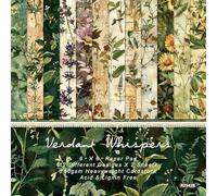 24 Sheets Scrapbooking Cardstock Paper Pads,12 Designs Flowers Pattern Decorative Papers,Card Stock Pad for Scrapbook Supplies,Floral Scrapbook Craft Paper for Card Making,DIY Decor (F Style)